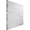 Ekena Millwork Offset Brick EnduraWall Decorative 3D Wall Panel, White, 19 5/8"W x 19 5/8"H WP20X20OBWH - alternate 8